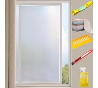 Pellicole oscuranti per finestre, Pellicola for vetri smerigliata autoadesiva for la privacy con protezione dal calore in diverse dimensioni(Rein Gefrostet,30x600cm)