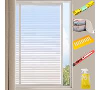 Pellicole oscuranti per finestre, Pellicola for vetri smerigliata autoadesiva for la privacy con protezione dal calore in diverse dimensioni(Lamellen Folie,30x500cm)