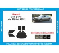 pellicole oscuranti vetri renault 25 5p dal 1983-1992 kit completo