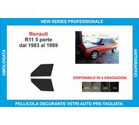 pellicole oscuranti vetri renault r11 5 porte dal 1983-1989 kit anteriore