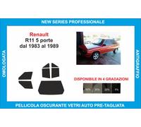 pellicole oscuranti vetri renault r11 5p dal 1983-1989 kit completo