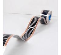 Pellicole per riscaldamento a pavimento in grafene, pellicola per riscaldamento PTC Yoga, neve che si scioglie per piantine, isolamento per animali domestici (10cm/3.9in*100cm/39.3in)