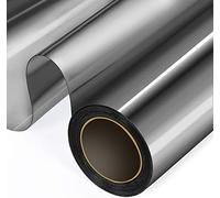 Pellicole per vetri One Way Mirror Window Privacy Film Daytime Anti UV Sun Blocking Heat Control Riflettente Window Tint for Home Office Living Room Privacy della finestra (Color : Black silver, Siz