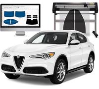 Pellicole Posteriori per Oscuramento Vetri per: Alfa Romeo Stelvio dal 2017 ad OGGI Pretagliate a misura LOLLOMOTO ITALIA. 20% SCURA