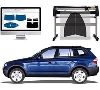 Pellicole Posteriori per Oscuramento Vetri per: Bmw X3 E83 dal 2003 al 2011 Pretagliate a misura LOLLOMOTO ITALIA. 20% SCURA