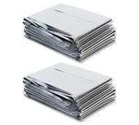 Pellicole Riflettenti per Piante, 210 per 140 cm Argento, 2Pcs Film Mylar per Serra e Giardino, Coltivazione Interna, Rivestimento Riflettente per Crescita