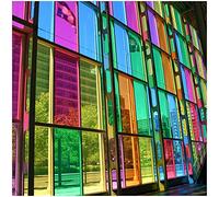 Pellicula 8300 transparente oscurante per tinta format Din A4 per finestre porte in vetro superfici vetrate specchi per plotter autoadesivo (10 foglio, 063 Lime green)