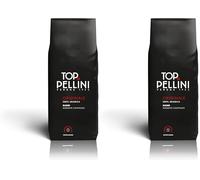 Pellini Caffè in Chicchi Top, Miscela 100% Arabica, Caffè in Grani con Aromi Profumati e Raffinati e Sentori di Liquirizia e Cacao, 500g (Confezione da 2)