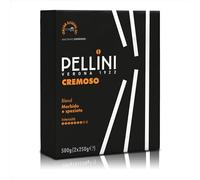 Pellini Caffè macinato n.46 Cremoso per macchina Espresso, 2 x 250g | Gusto Equilibrato e Rotondo, Miscela di Arabica e Robusta, Tostatura Media, 2 Confezioni da 250g
