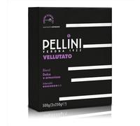 Pellini Caffè Macinato Vellutato per Macchina Espresso, 2 x 250g | Gusto Vellutato, Miscela Arabica e Robusta, Tostatura Media
