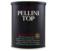 Pellini Caffè - Pellini Top Arabica 100% Per Moka, 2 Barattoli da 250gr (Totale 500gr)
