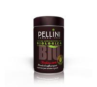 Pellini Espresso Bio Caffè Macinato per Moka, 100% Arabica, 250g | Agricoltura Biologica, Sapore Dolce e Delicato, Tostatura Media