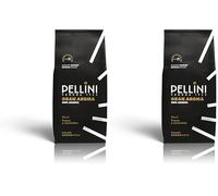 Pellini Gran Aroma Caffè Macinato Espresso - 100% Arabica Delicato e Aromatico, Note Floreali, Tostatura Lenta, Espresso Italiano Dolce e Raffinato, 185g, Formato Morbido con Valvola Salvafreschezza
