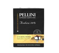 Pellini Gustobar N.3, Caffè Macinato per Macchina Espresso dal Gusto Pieno e Cor