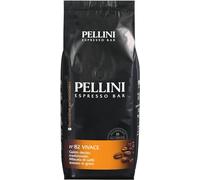 Pellini N.82 Vivace, Caffè in Grani per Espresso 1 kg, Miscela Classica Arabica e Robusta dal Gusto Deciso e Bilanciato, Caffè in Chicchi a Tostatura Media