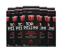 Pellini Top 100% Arabica, 100 Capsule in Alluminio Compatibili Nespresso