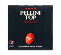 Pellini Top 100% Arabica, 60 Capsule Compatibili Dolce Gusto dall'Aroma Intenso e Avvolgente e Tostatura Delicata, 6 Confezioni da 10 Capsule