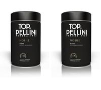 Pellini Top Nobile caffè macinato espresso, Intenso e Raffinato, con Note di Mandorla, Nocciola e Cacao, Tostatura Lenta, confezione da 500g