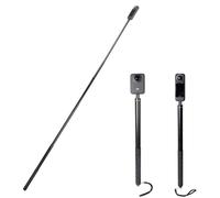 PellKing Bastone invisibile per selfie lungo 200 cm per fotocamera Insta360 ONE X3, X2, X, Insta360 ONE R, RS, Insta 360 Camera 1/4" asta monopiede estesa