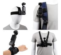 PellKing Kit di accessori per DJI Osmo Pocket 3, cinghia per la testa a sgancio rapido