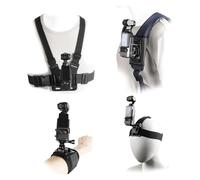 PellKing Kit di accessori per DJI Osmo Pocket 3, nuovo supporto a sgancio rapido per la testa + imbracatura per il petto + supporto a clip per zaino + cinturino da polso girevole a 360°