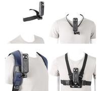 PellKing Kit di accessori per Insta360 X5 X4 ONE X3 X2 X GO 3s RS R, 4 in 1 cinghia toracica di montaggio imbracatura/testa montaggio/supporto per collo/zaino per Insta 360 GoPro DJI Action Camera