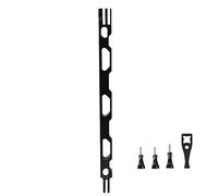 PellKing - Supporto per manubrio in lega di alluminio da 25,4 cm, supporto in metallo per Insta360 One R/X/X2, Gopro Max 9/8/7/(2018)/6/5/4 e DJI Osmo Action, Akaso Sports Camera (nero)