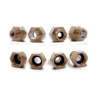 PELMOS Set di Adattatori Bombole Gas | 4 Pezzi - Per Ricarica Bombole Gas Tedesche in Europa I Chiaramente Etichettati I D1-D4