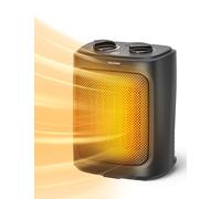 Pelonis Mini Termoventilatore 2000W con Due Livelli di Calore, Riscaldatore Elet