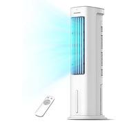 PELONIS Raffreddatore d'Aria a Evaporazione, Climatizzatore Mobile, 5L con Telecomando, 355m³/h, Senza Tubo di Scarico