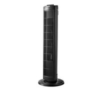 Pelonis Ventilatore a torre oscillante da 76 cm, 3 livelli di velocità, timer 8H, ventola silenziosa e salvaspazio per casa, ufficio (nero)