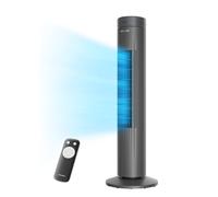 Pelonis Ventilatore Torre Molto Silenzioso, Telecomando, 3 Velocità, Timer 7H e