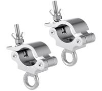 Pelopy 2 morsetti per tralicci resistenti da 48-51 mm con bullone a occhiello in alluminio per tubo truss da 5,1 cm