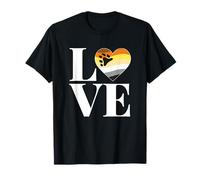 Peloso Gay Uomini AMORE Maschili Camicia per LGBT Bear Pride Flag Maglietta