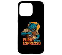 Peloso Prima Espresso Lupo Mannaro Caffè Art Custodia per iPhone 15 Pro Max