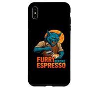 Peloso Prima Espresso Lupo Mannaro Caffè Art Custodia per iPhone XS Max