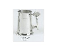 Peltro Boccale 1pt- 18 Chiave Manico - Incisione Gratuita