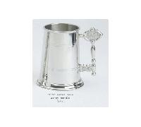 Peltro Boccale 1pt- 21 Chiave Manico - Incisione Gratuita