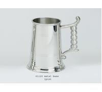 Peltro Boccale 1pt- Corda Manico - Incisione Gratuita