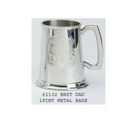 Peltro Boccale 1pt- Worlds Best Papà - Incisione Gratuita