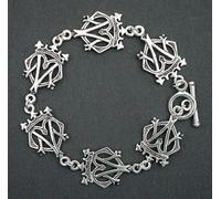 Peltro Celtico Bold Scozzese Luckenbooth Bracciale