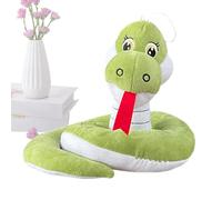 Peluche a di serpente dei cartoni animati, | Texture morbide e design portatile Aiuta il tuo bambino ad aumentare il comfort di sé - Animali da collezione di peluche decorazioni per bambini, rag