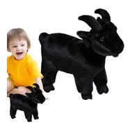 Peluche a forma di animale di capra, per bambini o per la decorazione 'asilo | Simpatico amico giocattolo per l'amore gioielli creatura mascotte figura in miniatura personaggio animale domestico