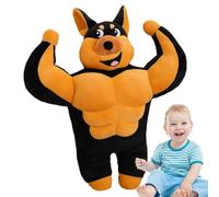 Peluche a forma di cane per bambini, flessibile, carino, morbido e portatile | Divertente peluche per cani da abbracciare, coccolare, accompagnare, come decorazione per la stanza e compagno di viaggio