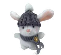 Peluche a forma di coniglietto pasquale, morbido animale imbottito