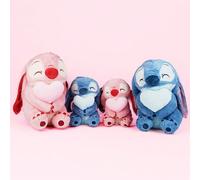 Peluche a forma di cuore di Stitch stile Kawaii Disney, Lilo & Stitch, peluche, cuscino decorativo per la casa, animali imbottiti, bambola di peluche, figure di anime, regalo per Natale e compleanni 3