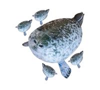 Peluche a forma di foca, morbido cuscino a foca, decorazione per la cameretta dei bambini, casa, scrivania, divano, regalo per bambini, per ragazze, compleanni, vacanze