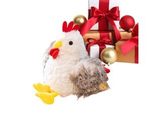 Peluche A Forma Di Gallina Bambola Morbida E Realistica A Forma Di Cuscino