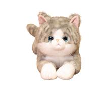 Peluche a forma di gatto - 19,6 pollici grande cuscino giocattolo soffice, realistico per il relax, morbido amico come regalo di compleanno, accessorio versatile e comodo