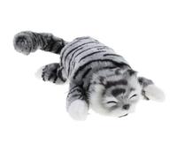 Peluche a forma di gatto che ride e rotola, modello di action figure, ornamenti,